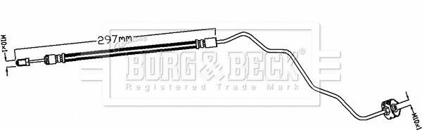 Borg & beck BBH8676 Brake Hose BBH8676