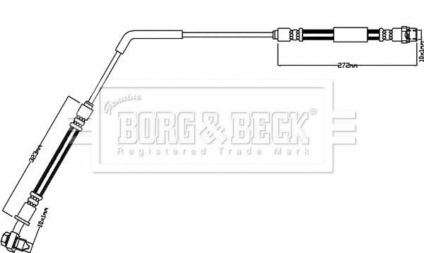 Borg & beck BBH8498 Brake Hose BBH8498