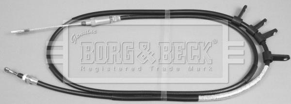 Borg & beck BKB3763 Cable Pull, parking brake BKB3763