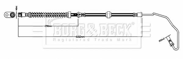 Borg & beck BBH8803 Brake Hose BBH8803