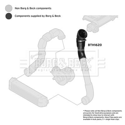 Borg & beck BTH1620 Charger Air Hose BTH1620