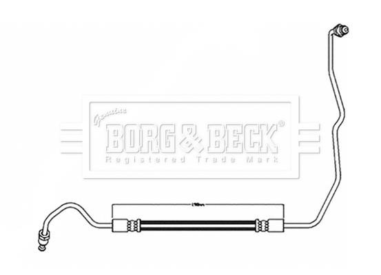 Borg & beck BBH8597 Brake Hose BBH8597