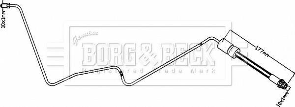 Borg & beck BBH8355 Brake Hose BBH8355