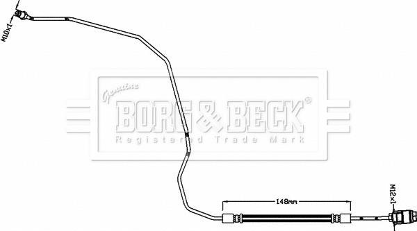 Borg & beck BBH8465 Brake Hose BBH8465