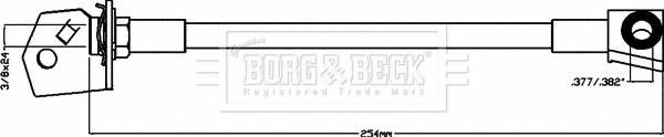 Borg & beck BBH8072 Brake Hose BBH8072