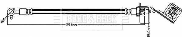 Borg & beck BBH8185 Brake Hose BBH8185