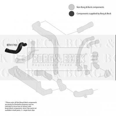 Borg & beck BTH1703 Charger Air Hose BTH1703