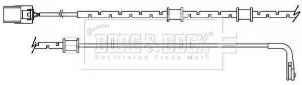 Borg & beck BWL3151 Warning Contact, brake pad wear BWL3151