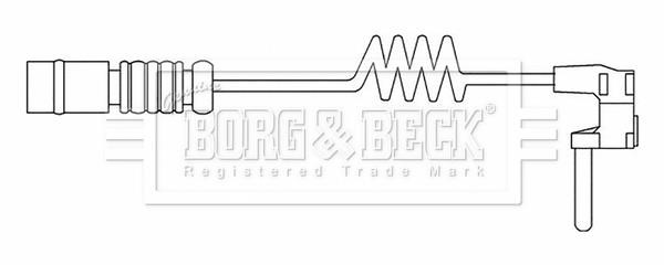 Borg & beck BWL3195 Warning Contact, brake pad wear BWL3195