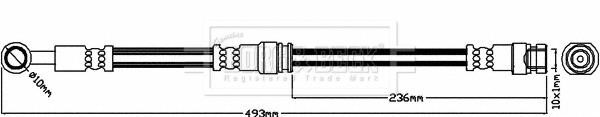 Borg & beck BBH8133 Brake Hose BBH8133