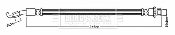Borg & beck BBH8743 Brake Hose BBH8743