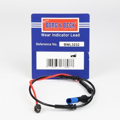 Borg & beck BWL3232 Warning contact, brake pad wear BWL3232
