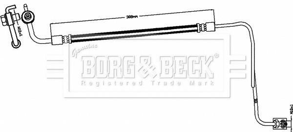 Borg & beck BBH8497 Brake Hose BBH8497