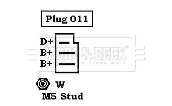 Borg & beck BBA2207 Alternator BBA2207