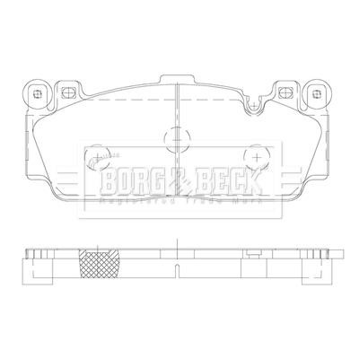 Borg & beck BBP2473 Brake Pad Set, disc brake BBP2473