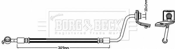Borg & beck BBH7995 Brake Hose BBH7995