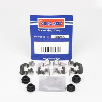 Borg & beck BBK1677 Mounting kit brake pads BBK1677