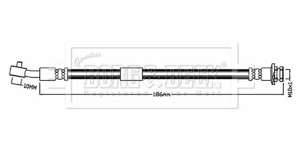 Borg & beck BBH8874 Brake Hose BBH8874