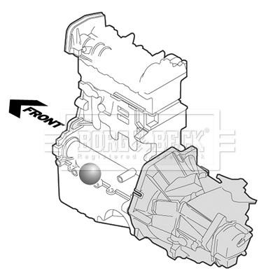 Borg & beck BEM4254 Engine mount BEM4254