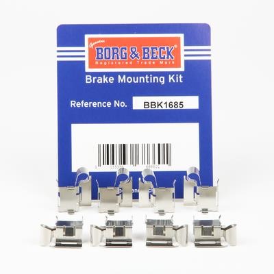 Borg & beck BBK1685 Mounting kit brake pads BBK1685
