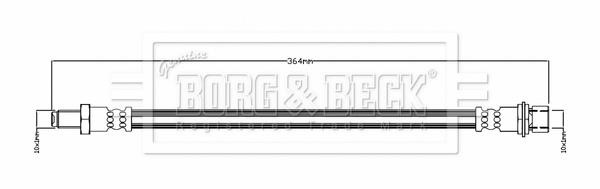 Borg & beck BBH8225 Brake Hose BBH8225