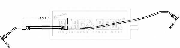 Borg & beck BBH8478 Brake Hose BBH8478