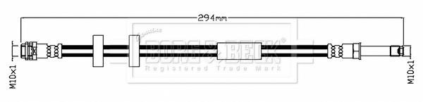 Borg & beck BBH8759 Brake Hose BBH8759