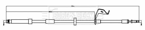 Borg & beck BBH8780 Brake Hose BBH8780