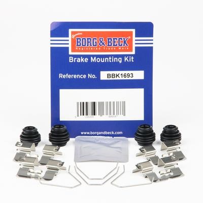 Borg & beck BBK1693 Mounting kit brake pads BBK1693
