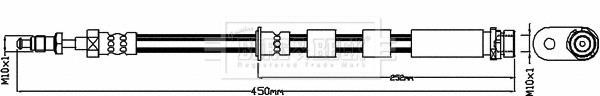 Borg & beck BBH8502 Brake Hose BBH8502