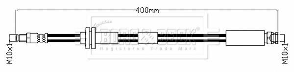 Borg & beck BBH8767 Brake Hose BBH8767