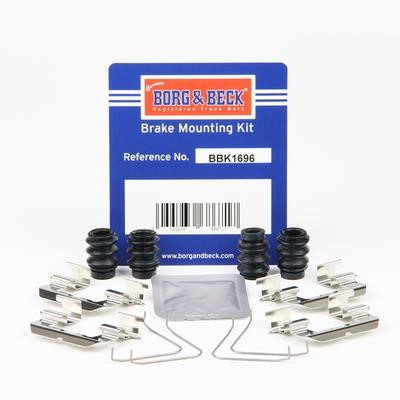 Borg & beck BBK1696 Mounting kit brake pads BBK1696