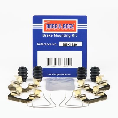 Borg & beck BBK1689 Mounting kit brake pads BBK1689