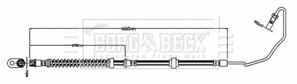 Borg & beck BBH8802 Brake Hose BBH8802