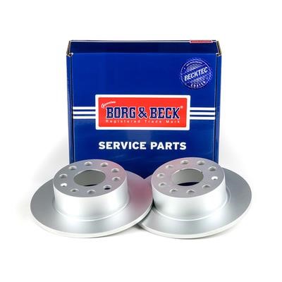 Borg & beck BBD5536 Rear brake disc, non-ventilated BBD5536