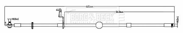 Borg & beck BBH8801 Brake Hose BBH8801