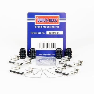 Borg & beck BBK1698 Mounting kit brake pads BBK1698