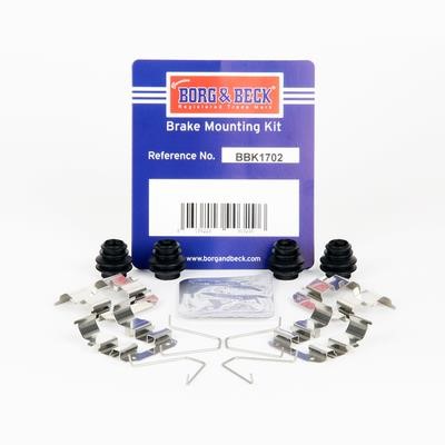 Borg & beck BBK1702 Mounting kit brake pads BBK1702