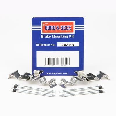 Borg & beck BBK1690 Mounting kit brake pads BBK1690