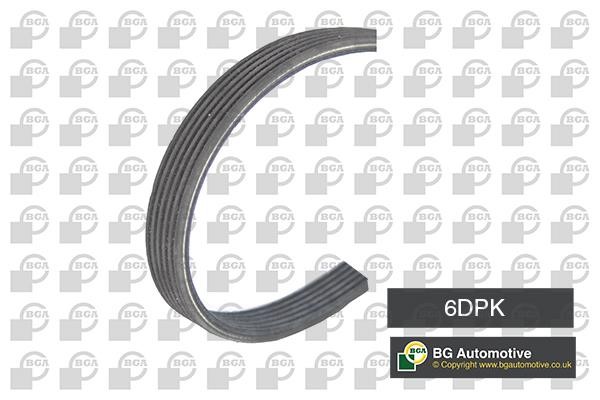 BGA 6DPK1237 V-Ribbed Belt 6DPK1237