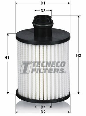 Tecneco OL02506/1-E Oil Filter OL025061E
