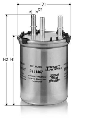 Tecneco GS11467 Fuel filter GS11467