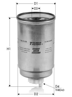 Tecneco GS0296 Fuel filter GS0296