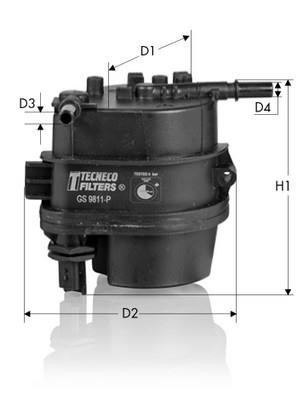 Tecneco GS9811-P Fuel filter GS9811P