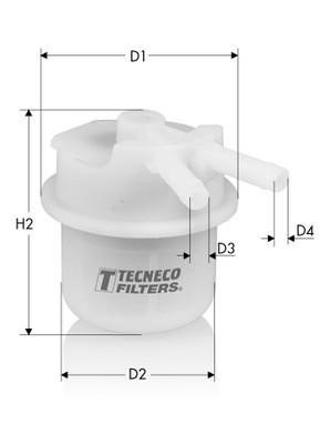 Tecneco IN6436 Fuel filter IN6436