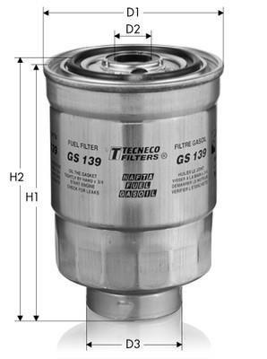 Tecneco GS139 Fuel filter GS139