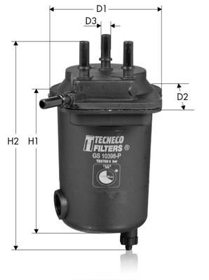 Tecneco GS10398-P Fuel filter GS10398P