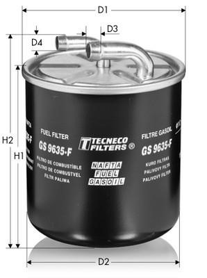 Tecneco GS9635-F Fuel filter GS9635F