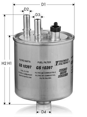 Tecneco GS10397 Fuel filter GS10397