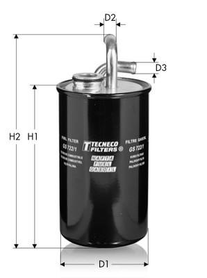 Tecneco GS722/1 Fuel filter GS7221